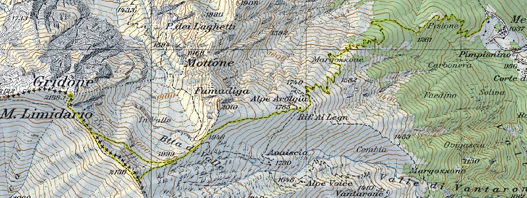 Mappa del percorso