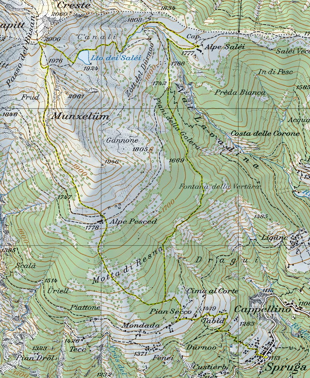 Carte du Chemin