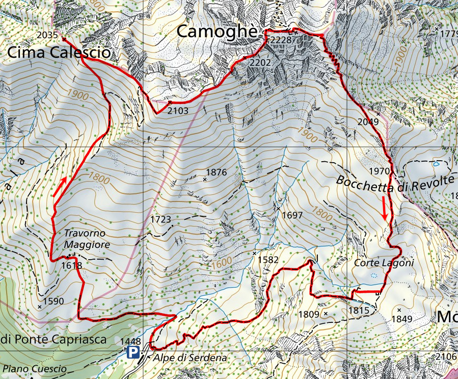 Carte du Chemin