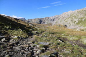 Sentiero che sale al Sasso del Corbo Sentiero che sale al Sasso del Corbo