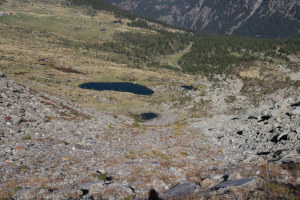 Via di discesa dalla Cima di Biasca Via di discesa dalla Cima di Biasca