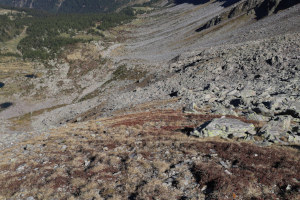 Via di discesa dalla Cima di Biasca Via di discesa dalla Cima di Biasca