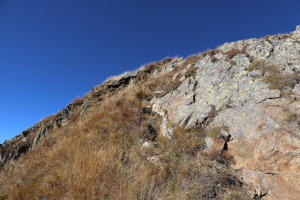 Via di salita alla Cima di Gana Rossa