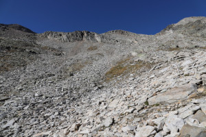 Via di salita alla Cima di Gana Rossa