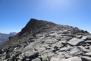 Via di salita alla Cima di Gana Rossa