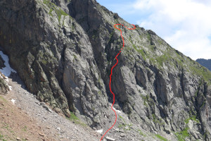 Canale del Becco (con tracciato)