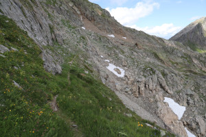 Sentiero che scende alla Capanna Cristallina