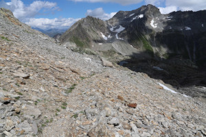 Sentiero che scende alla Capanna Cristallina
