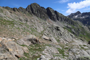 Sentiero verso il Canale del Becco