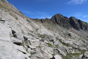 Sentiero verso il Canale del Becco