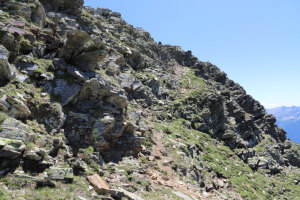 Via di salita alla Cima di Piancabella