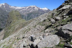 Via seguita verso la bocchetta quotata 2312 metri