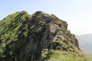 Breve passaggio di arrampicata