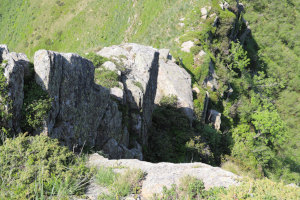 Breve passaggio di arrampicata