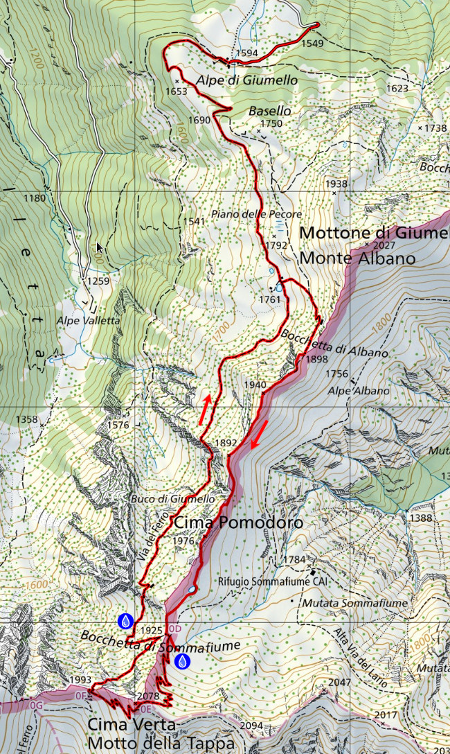 Carte du Chemin