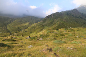 Sentiero che sale in Val Corno