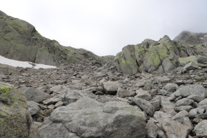 Via di salita alla Fibbia