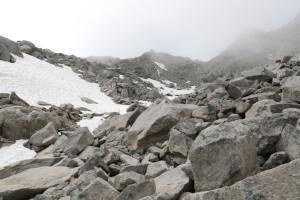 Via di salita alla Fibbia