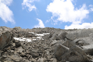 Via di salita alla Fibbia