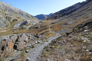 Sentiero che porta al Passo della Greina Sentiero che porta al Passo della Greina