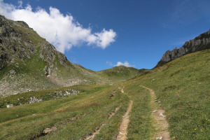 Sentiero verso il Passo del Sole