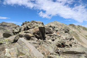 Via di salita al Pizzo Prevat