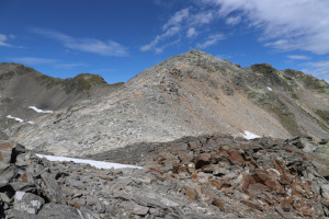 Via di salita al Pizzo Prevat