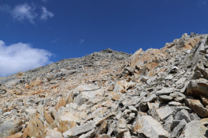 Via di salita al Pizzo Prevat