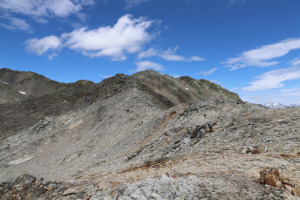 Via di salita al Pizzo Prevat