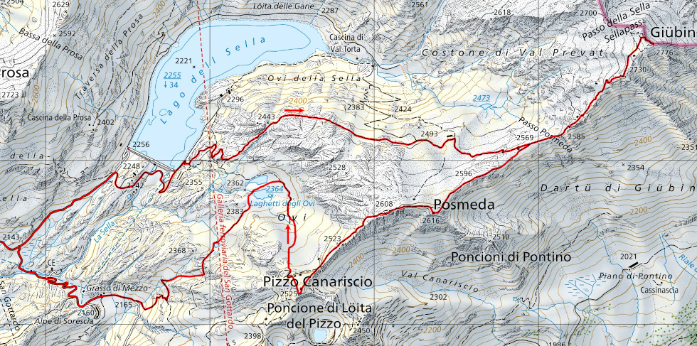 Carte du Chemin