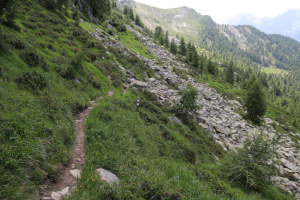 Sentiero verso la Capanna Buffalora