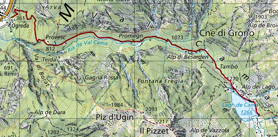 Carte du Chemin