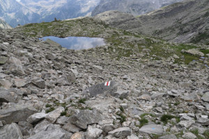 Via di discesa dalla Bocchetta della Crosa