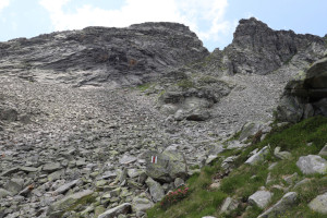 Via di salita alla Bocchetta della Crosa