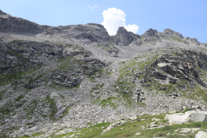 Via di salita alla Bocchetta della Crosa