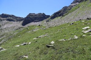 Percorso seguito verso il Lago di Porchi&eacute;r