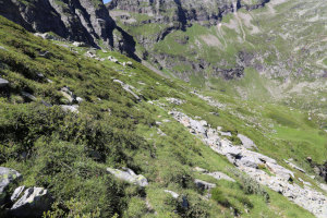 Via di ritorno all'Alpe di Porchi&eacute;r