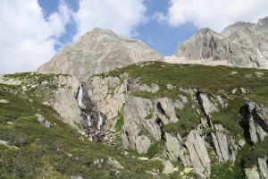 Cascata sotto il Lago delle Pigne