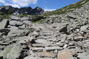 Sentiero verso il Lago Gelato