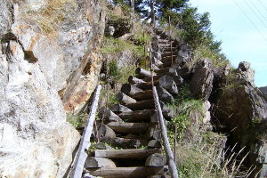 Scala in legno