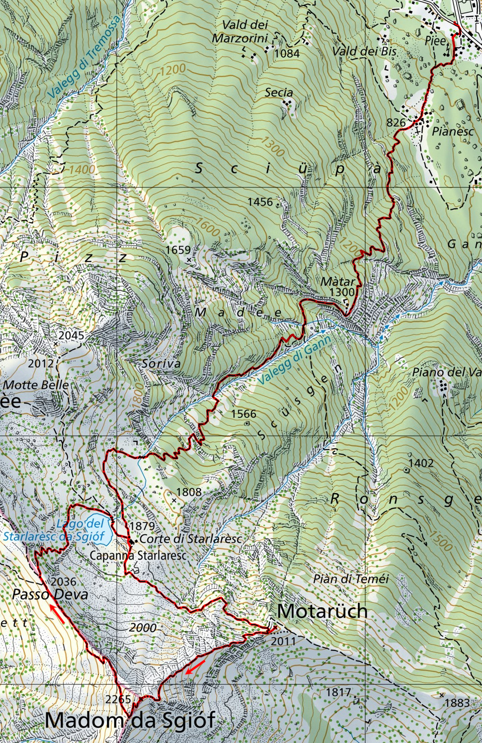 Carte du Chemin