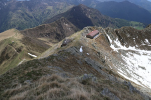 Via di discesa dalla Cima di Cugn