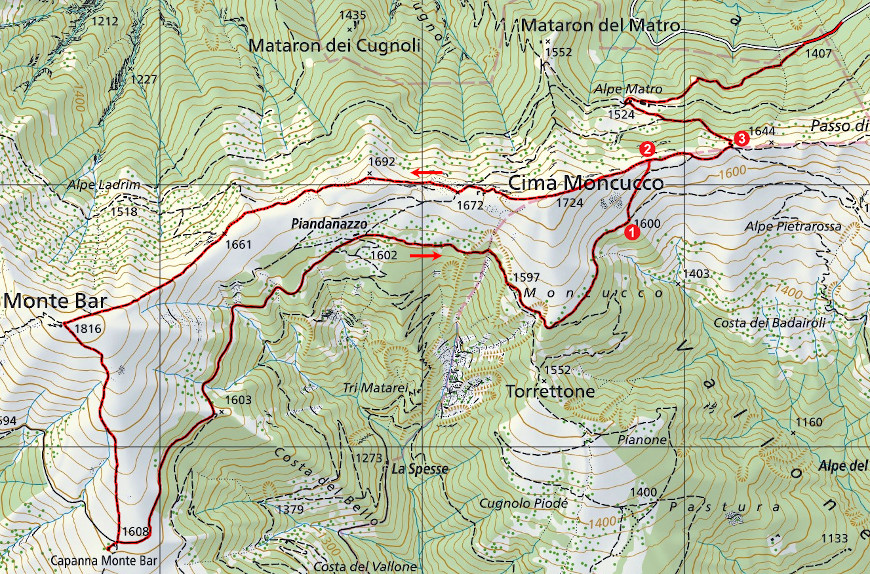 Carte du Chemin