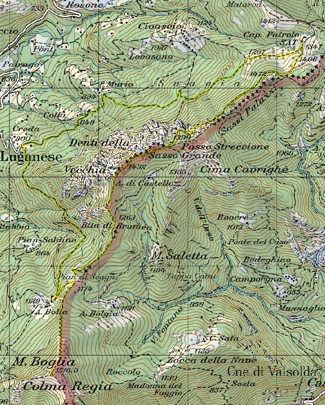 Carte du Chemin