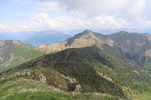 Cresta verso il Monte Tamaro