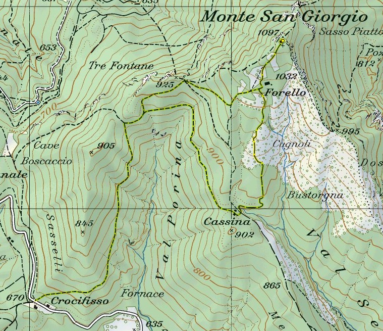 Carte du Chemin