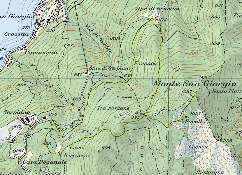 Carte du Chemin