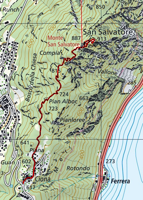Carte du Chemin