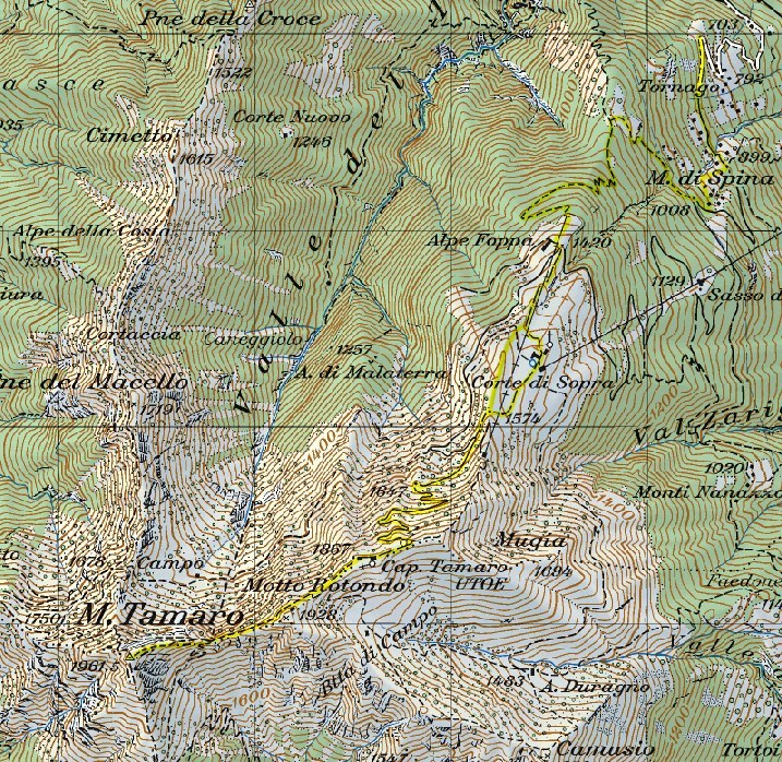 Carte du Chemin