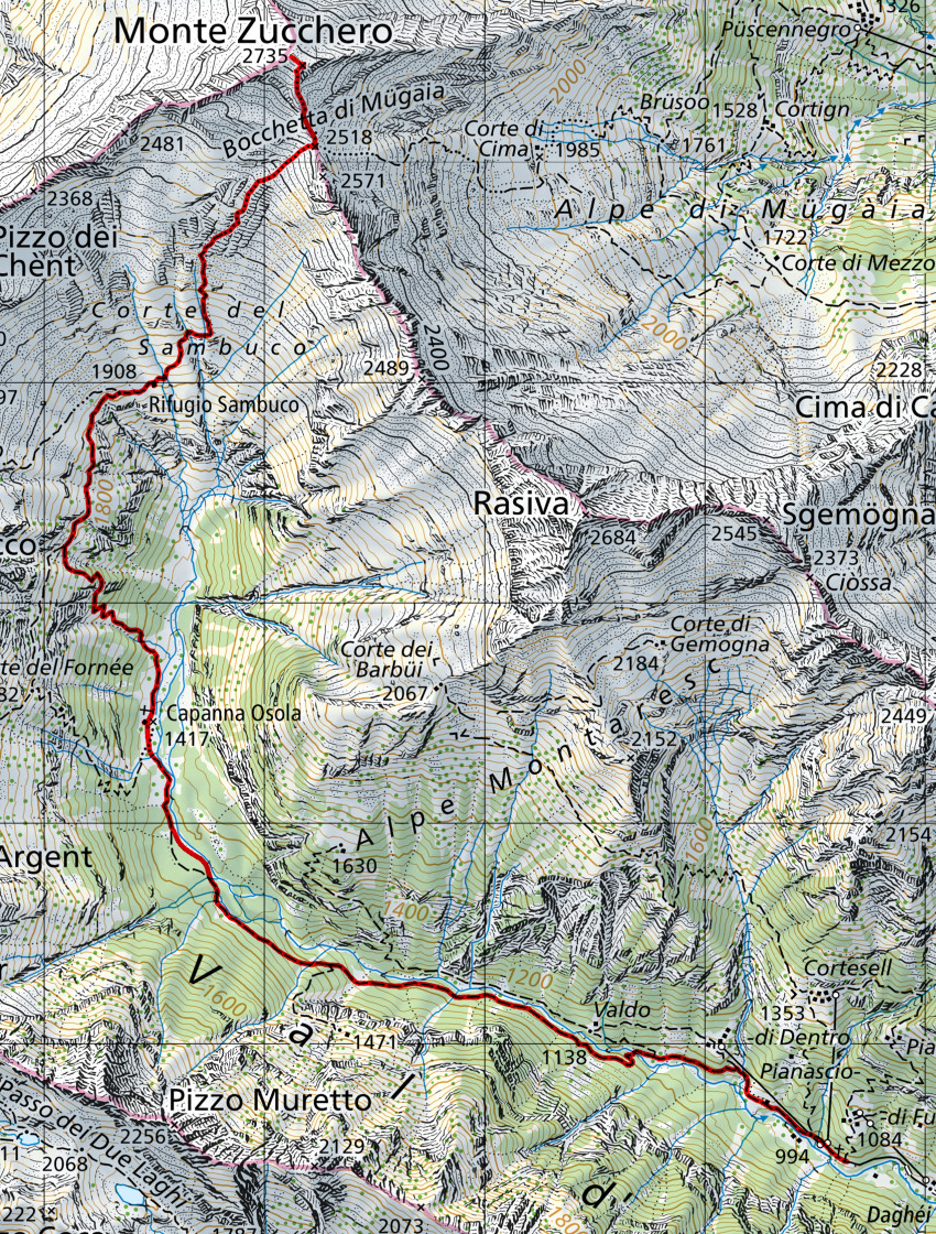 Carte du Chemin